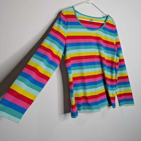✨3/$15 Frugi colorful striped long sleeve tshirts UK 18 - Picture 3 of 6